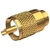 Shakespeare PL-259-8X-G Gold-Plated Connector RG-8X cable