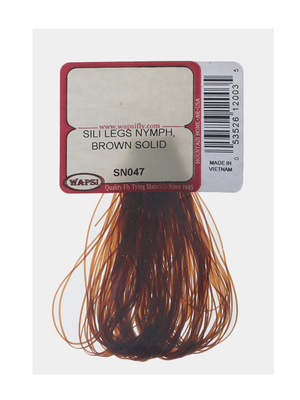 Wapsi Fly Tying Sili Legs Brown Solid
