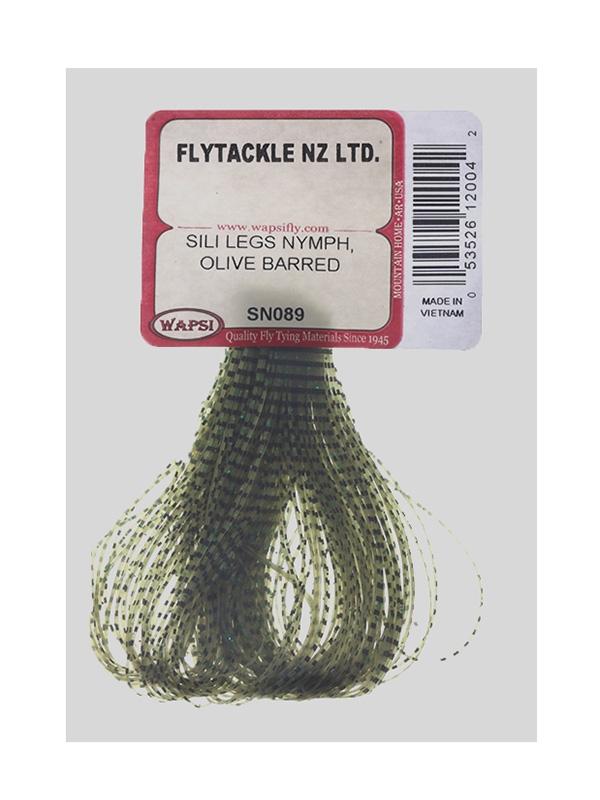 Wapsi Fly Tying Sili Legs Olive Barred