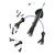 Squidnation That Flippy Floppy Thing Daisy Chain Black and Black