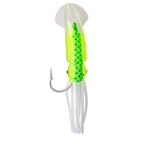Black Magic Squidly Rig 12cm Lime