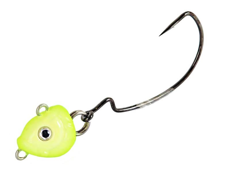 Jig Star Monster Swivel Jig Head Lumo Rigged 7/0 56g