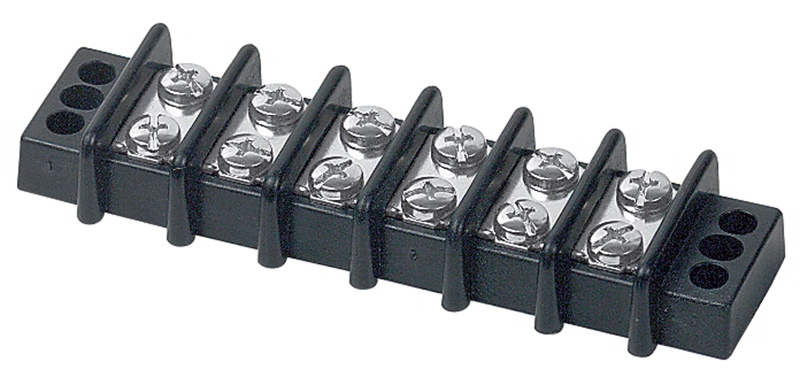 BEP Terminal Block 6-Connections 30A without Cover