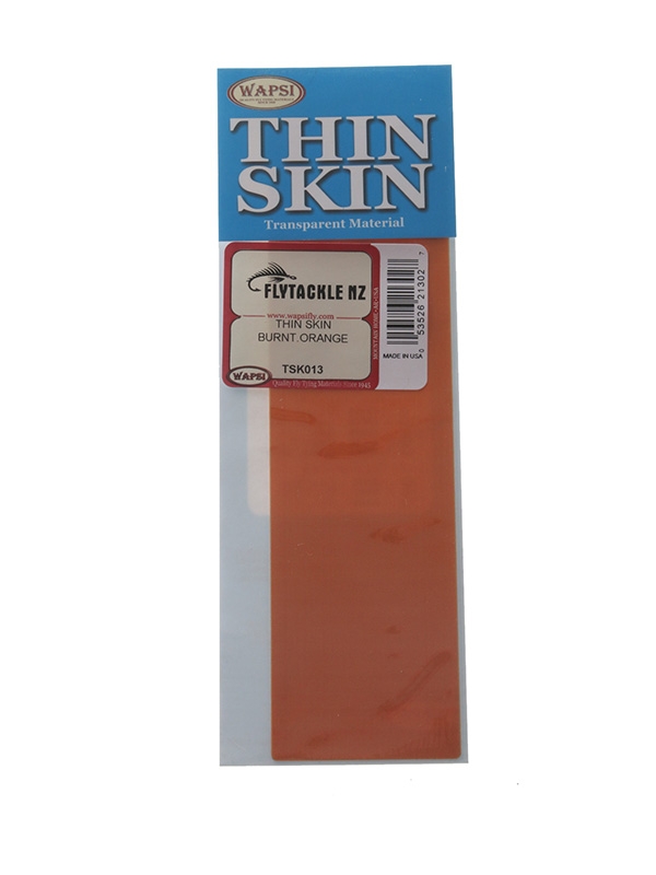 Wapsi Thin Skin Transparent Flyfishing Material Burnt Orange