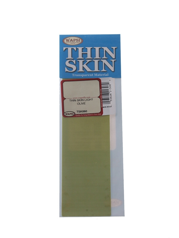 Wapsi Thin Skin Transparent Flyfishing Material Light Olive