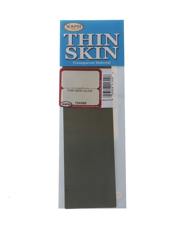 Wapsi Thin Skin Transparent Flyfishing Material Olive
