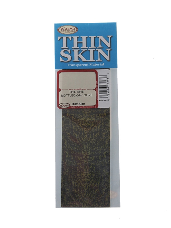 Wapsi Thin Skin Transparent Flyfishing Material Mottled Oak Olive
