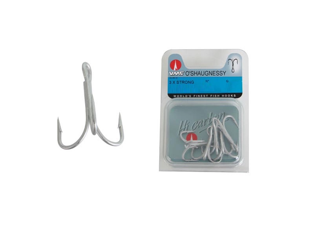 VMC O'Shaugnessy 3X Strong Treble Hooks 4/0 Qty 5 VMC O'Shaugnessy 3X Strong Treble Hooks 4/0 Qty 5