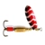 Veltic Spinner Lure No.4 8g Silver/Black/Red