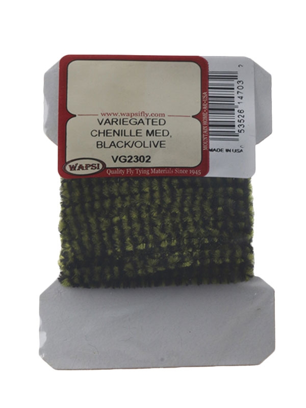 Wapsi Variegated Chenille Black/Olive M