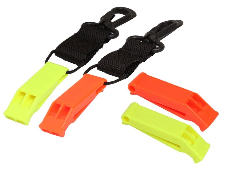 Lifejacket Safety Whistle with Clip Orange