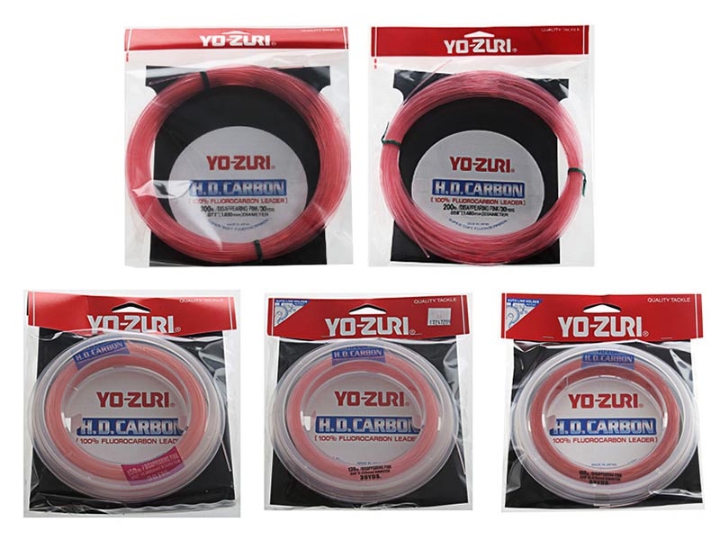 Yo-Zuri H.D. Carbon Fluorocarbon Leader Disappearing Pink 30yd 50lb 0.645mm