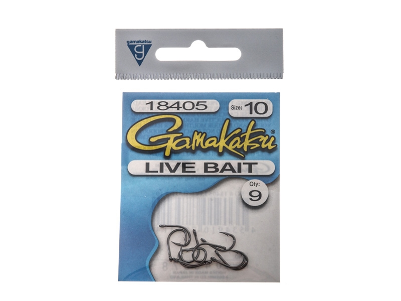 Gamakatsu Live Bait Hooks No.10 Qty 9
