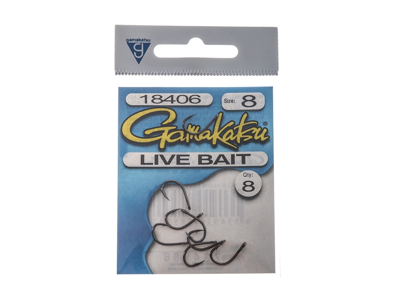 Gamakatsu Live Bait Hooks No.8 Qty 8