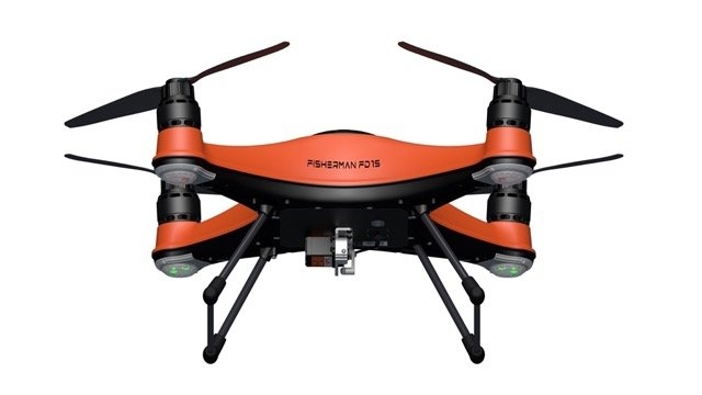 SwellPro Fisherman FD1S Saltwater-Resistant Fishing Drone with Dual Bait Release