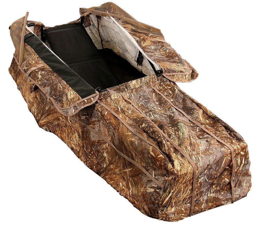 Outdoor Outfitters Game On Laydown Molesworth Blind Bulrush Camo Steel Frame