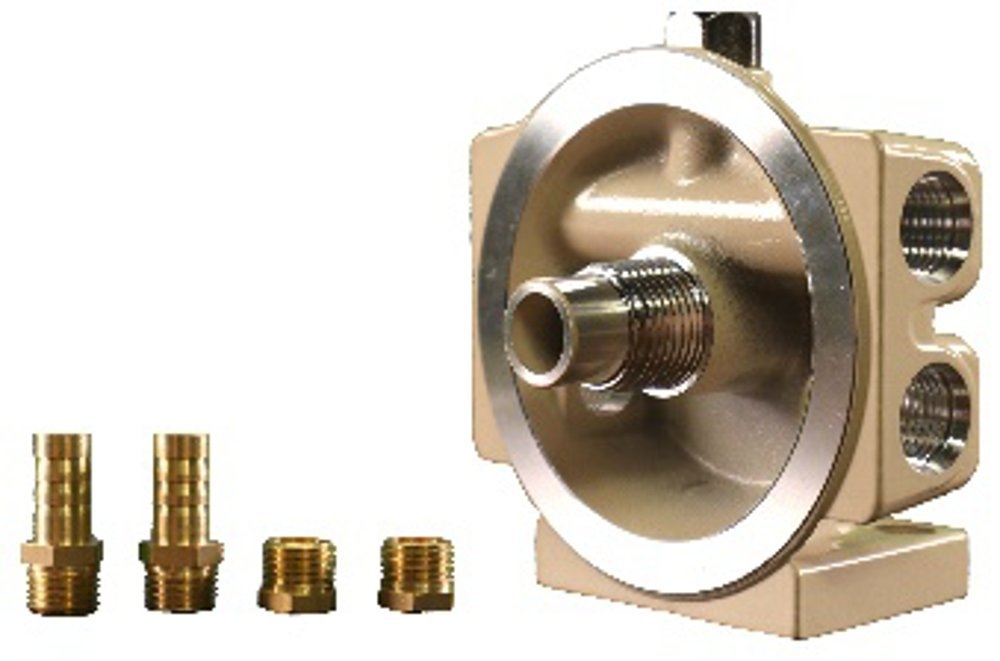 Fueltreat Fuel Filter Bracket 1/4in NPTF Ports Spigot 18mm Racor R12