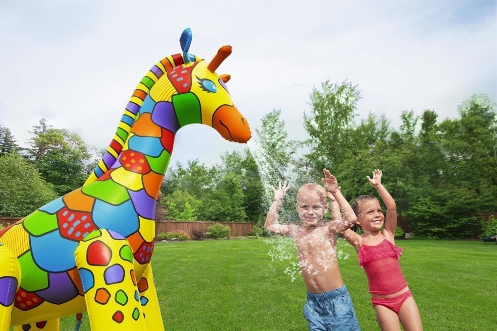 H2OGO! Jumbo Giraffe Inflatable Sprinkler 1.98m