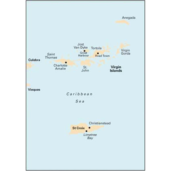Imray Virgin Islands and St Croix Chart