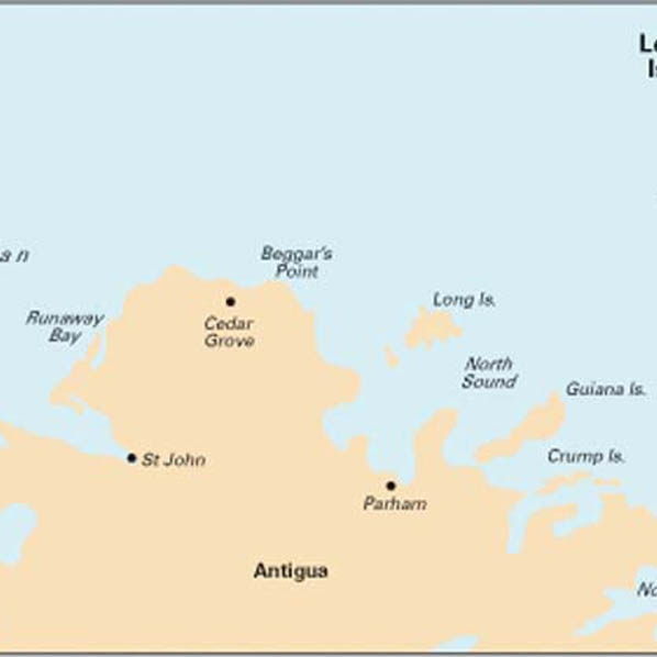 Imray North Coast of Antigua Chart