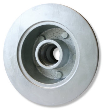 Trojan 1750kg Top Hat Rotor with Integral Hub 5 x 120mm x 7/16in