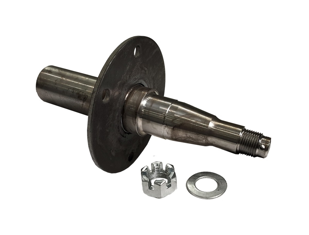 Trailparts Stub Axle 45mm for 9in Hydraulic Drum Brake 1750kg Turned to 39mm