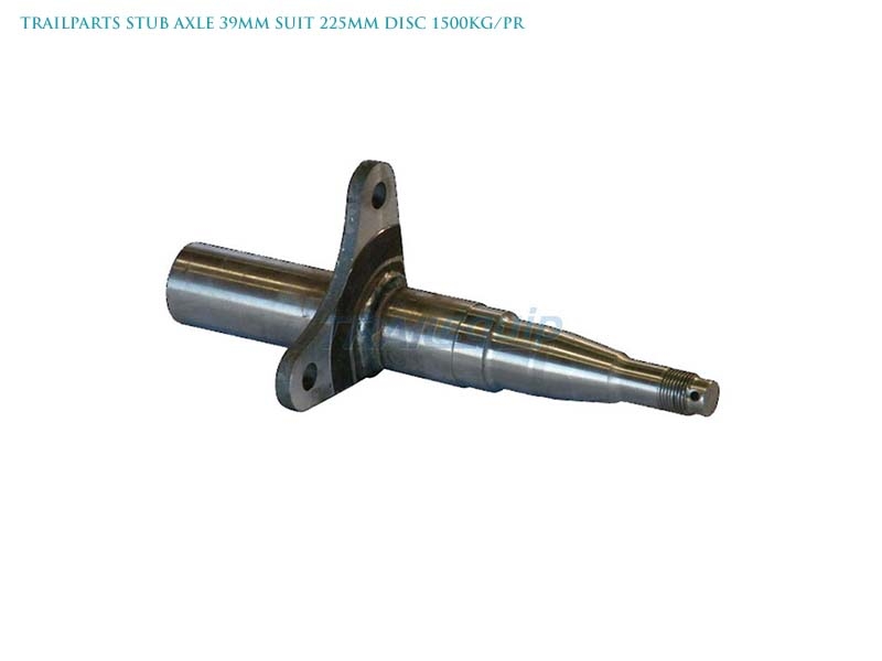 Trailparts Stub Axle 39mm for 225mm Disc 1500kg