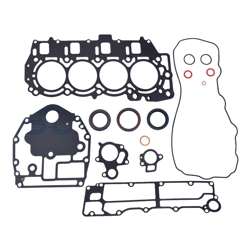 SUNCHEV 6C5-W0001-02 Powerhead Gasket Set for Yamaha Engines 4-Stroke 50 to 60HP 2003 to 2014