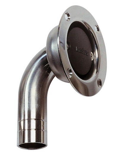 V-Quipment Stainless Steel Breather Nipple 19mm Diameter Angled