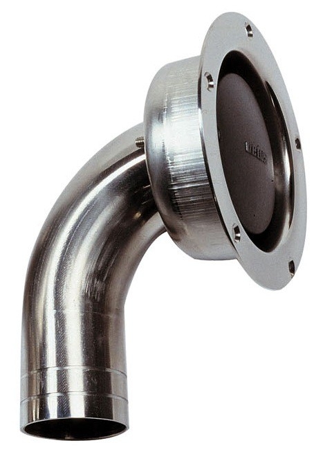 V-Quipment Stainless Steel Breather Nipple 38mm Diameter Angled