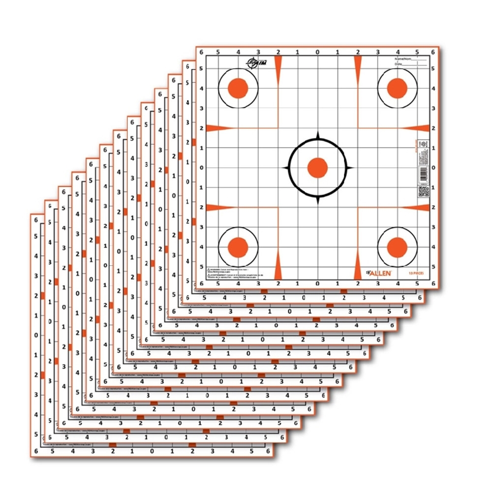 Allen EZ AIM Targets Adhesive Target 12in x 12in