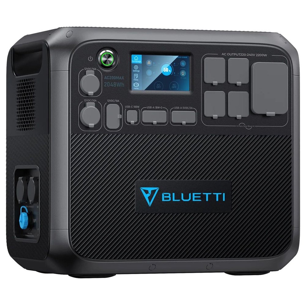 BLUETTI AC200MAX Expandable Portable Power Station 2200W Inverter 2048Wh LiFePO4