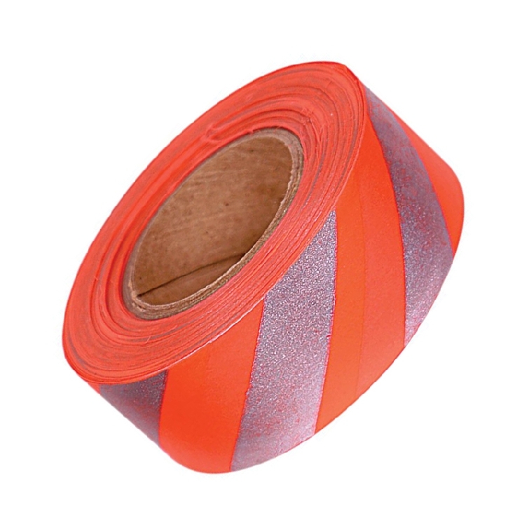 Allen Reflective Flagging Tape Orange 150ft .787inx150ft