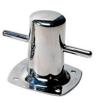 V-Quipment Achilles 80 Stainless Steel Bollard with Baseplate