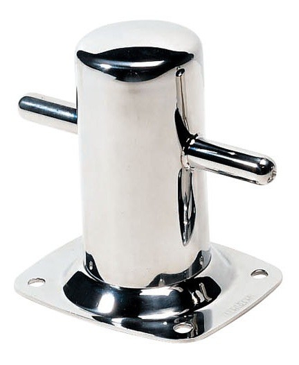 V-Quipment Achilles 160 Stainless Steel Bollard with Baseplate