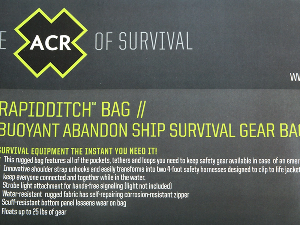 ACR 2278 RapidDitch Safety Grab Bag ACR 2278 RapidDitch Safety Grab Bag