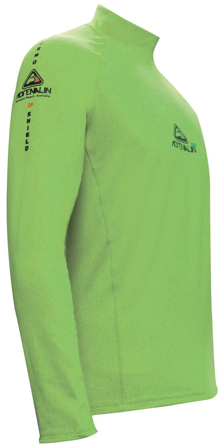 Adrenalin 2P Thermal Mens Long Sleeve Rash Vest Lime M