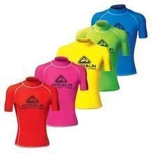 Adrenalin Hi-Vis Club Junior Short Sleeve Rash Vest