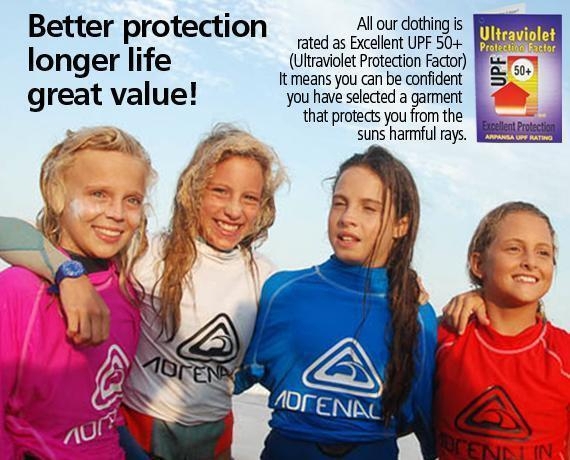 Adrenalin Hi-Vis Junior Short Sleeve Rash Vest Lime 12