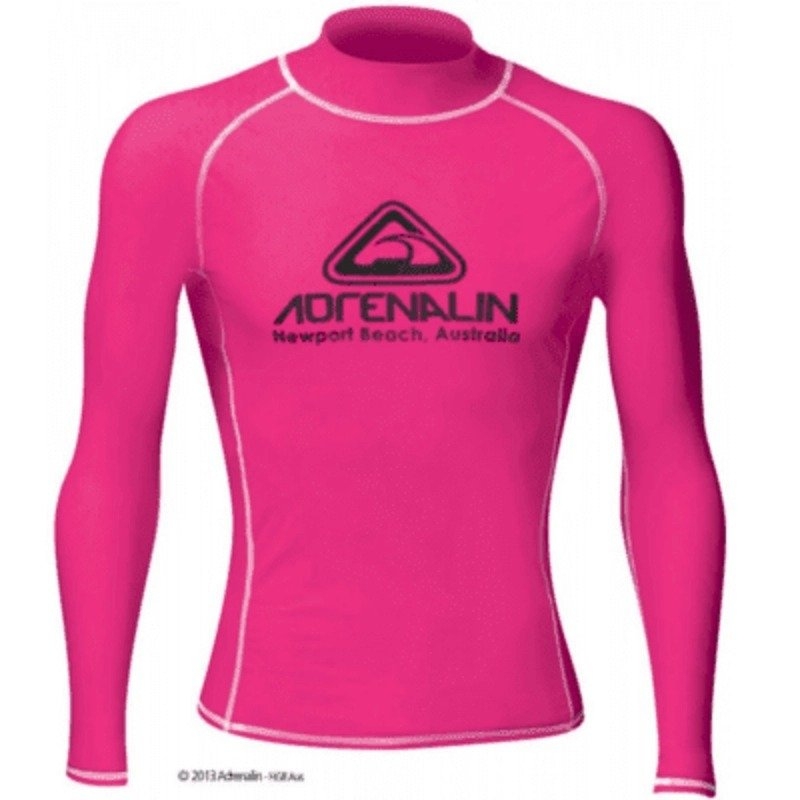Adrenalin Hi-Vis UPF 50+ Mens Long Sleeve Rash Vest