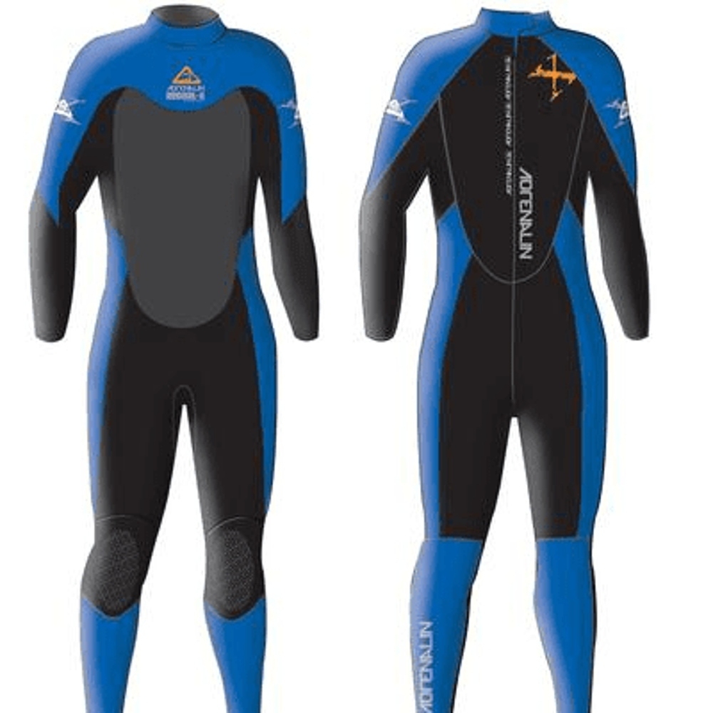 Adrenalin Enduro Flex Womens Steamer Wetsuit 3/2mm Blue/Black 10