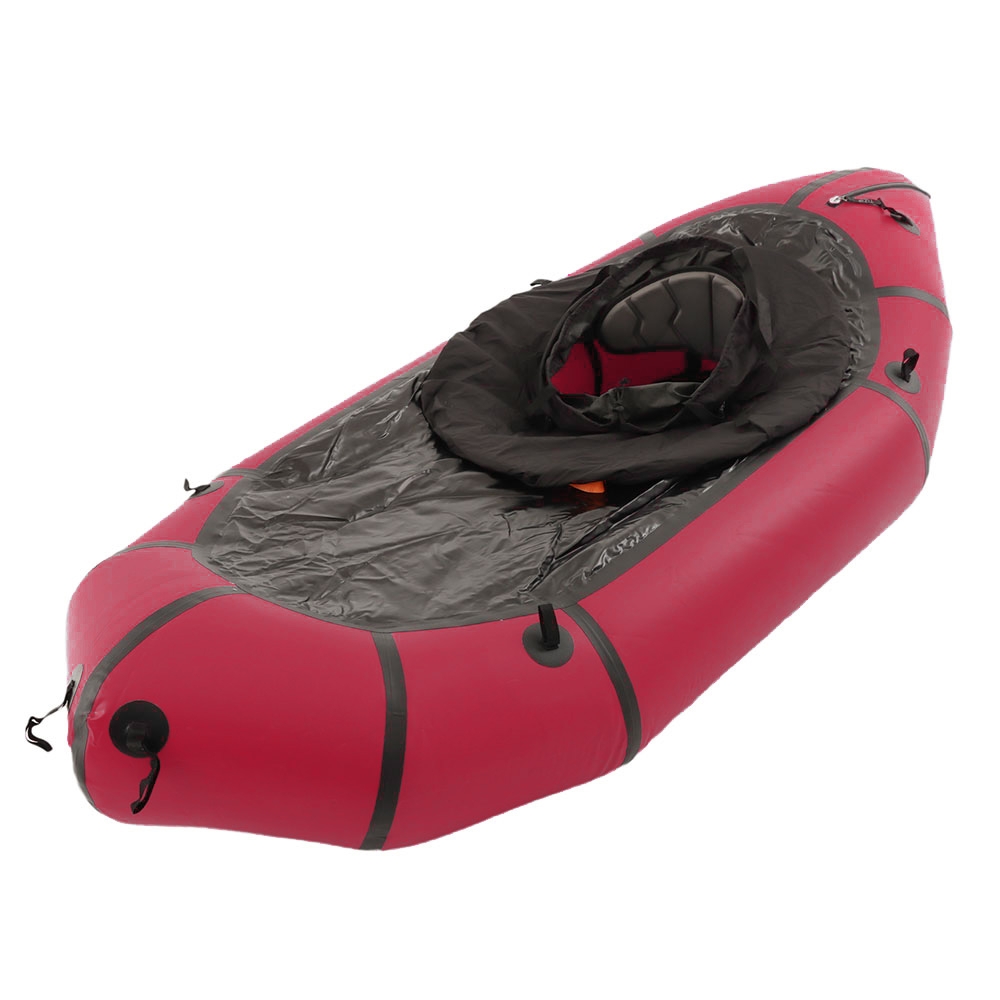 Adventure-XP Packraft Inflatable Kayak with Spray Deck 235cm Red