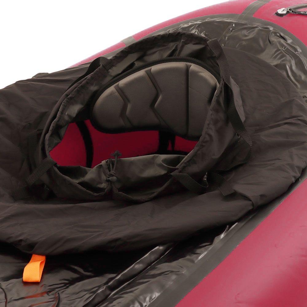 Adventure-XP Packraft Inflatable Kayak with Spray Deck 235cm Red