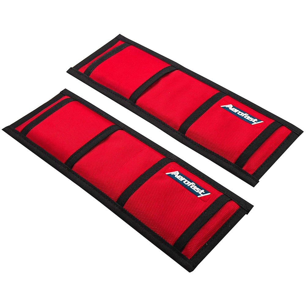 Aerofast Heavy-Duty Tie Down Strap Protection Pad Pair Red Aerofast Heavy-Duty Tie Down Strap Protection Pad Pair Red