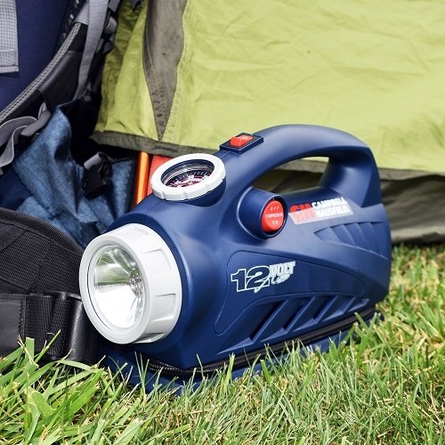 Campbell Hausfeld Inflator Electric Air Pump with LED Torch 12V 150PSI