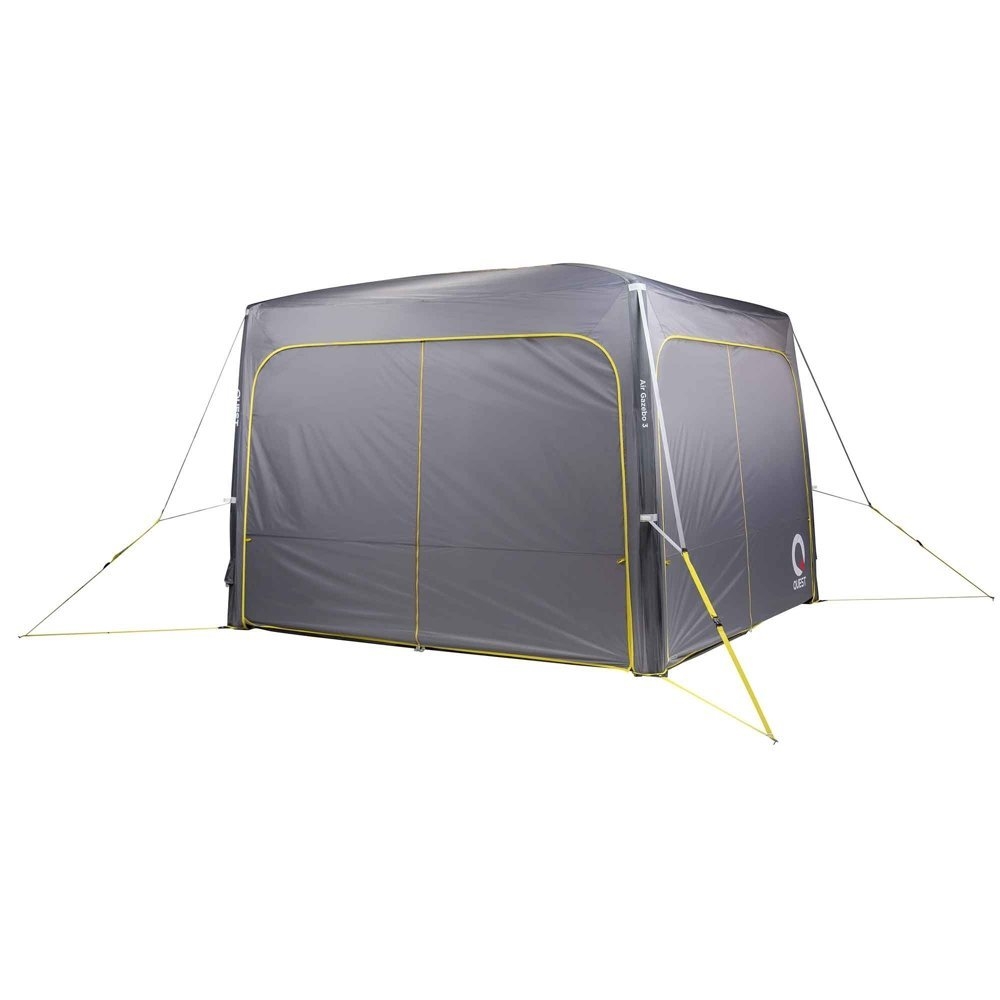 Quest Air Gazebo Solid Double Wall Kit with Centre Zip 3m