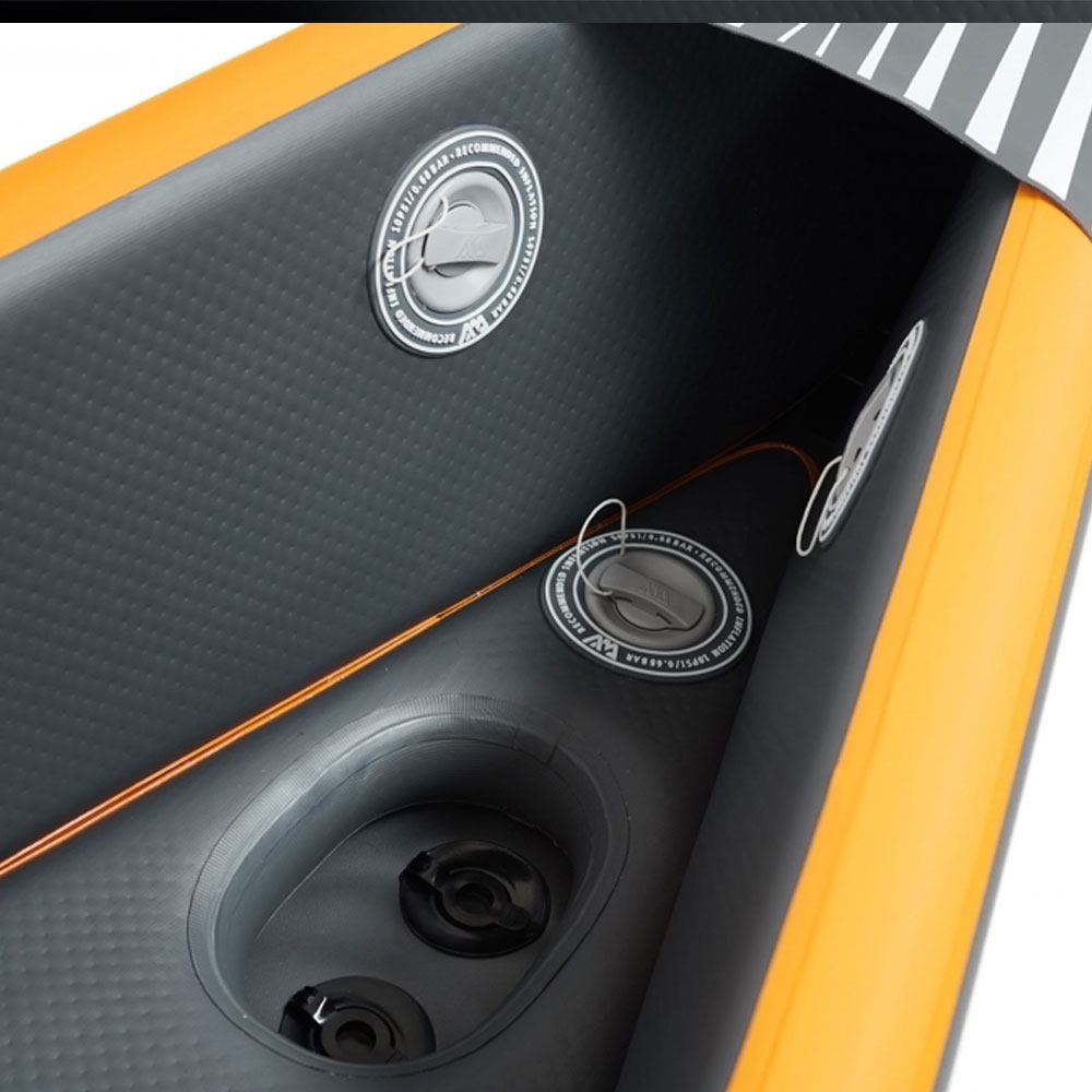 Aqua Marina Air-K 375 Tomahawk Solo Inflatable Kayak with Rigid Floor 12ft 4in