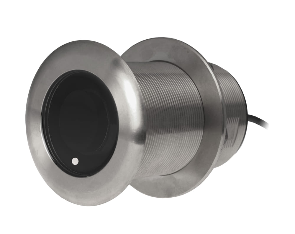 Airmar SS75C-20-H-MM 600W CHIRP Stainless Thru-Hull Transducer 20-Deg Tilt High Frequency Mix and Match Plug