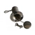 Cleveco 316 Stainless Steel Hose Deck Fills with Key Waste 1-1/2in