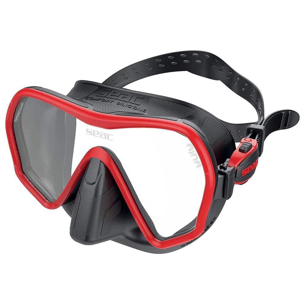 Seac Ajna Silicone Dive Mask Red